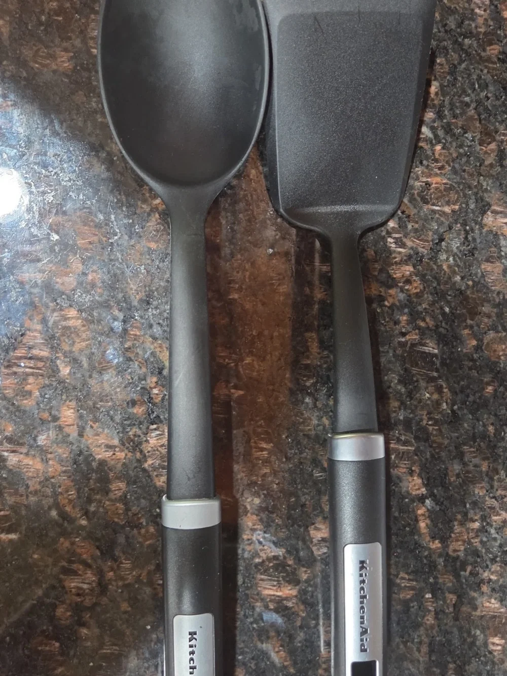 KitchenAid Black Nylon Spoon and Turner Utensil Set